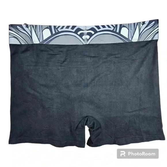 RBX Boxer Briefs black&gray  6" inseam NWT Large - Picture 3 of 7